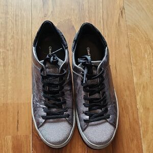 CRIME LONDON Metallic Sneakers- Women's Size 9